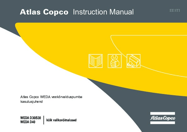 Instruction Book WEDA D30-D40,